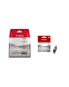 Canon PGI-520 Black Ink Cartridge Twin Pack and CLI-521 Black Ink Cartridge