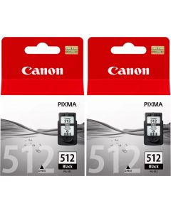 Canon PG-512 Black Ink Cartridge Twin Pack