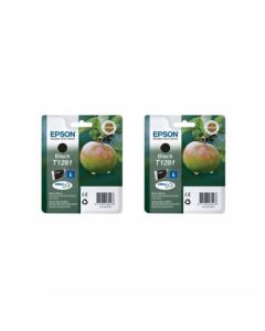 Epson Apple Black Ink Cartridge - T1291   TWIN PACK